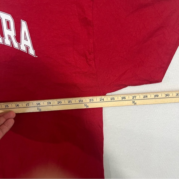 Champions Men Red Tee Shirt Santa Clara Authentic Athleticwear Size XXL - Picture 4 of 8